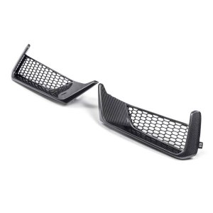 Ford Mustang Bumper Inserts - Front - Anderson Composites - Carbon Fiber - `24-`27